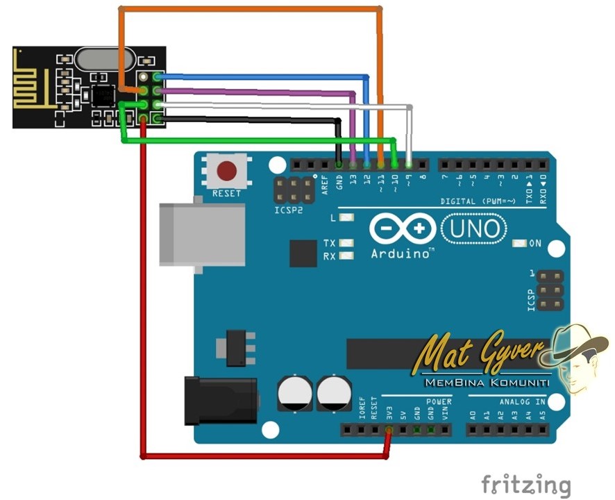 Sambungan Pada Arduino
