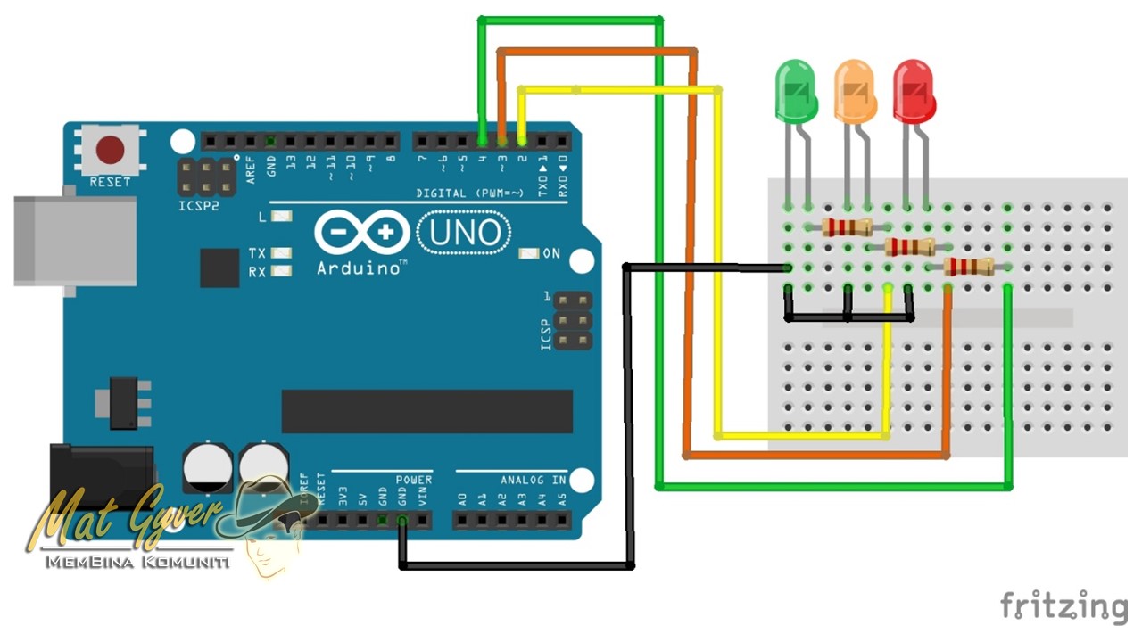 Traffic Light T2-NON MODULE DIAGRAM